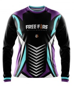 FREE FIRE GAMING JERSEY (Long Sleeve) - Qenyeh Graphics