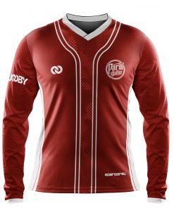 Red Dot (V-neck Long Sleeve) - Paroi Studios