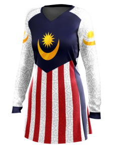 Flag Batik Malaysia 2021 (Muslimah) - Semart Exclusive