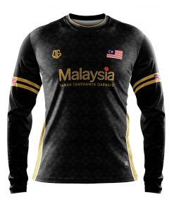 SongketMalaya (Black) Long Sleeve - Qenyeh Graphics