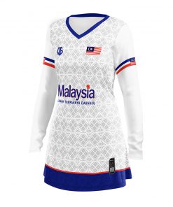SongketMalaya (White) Muslimah - Qenyeh Graphics
