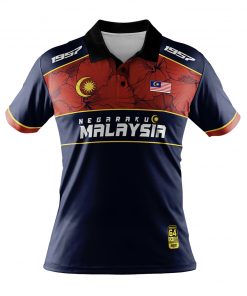 BungaRaya (Polo Button) - Naistee