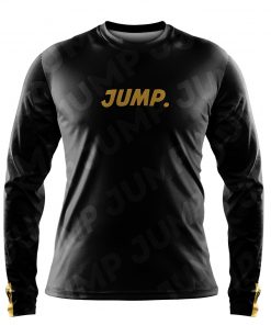 Jump Black (Long Sleeve) - Qenyeh Graphics