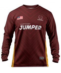 NJRC Maroon (Long Sleeve) - Qenyeh Graphics