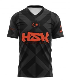 HARI SUKAN NEGARA 2022 (BLACK V-NECK) SHORT SLEEVE - BAJOOBY