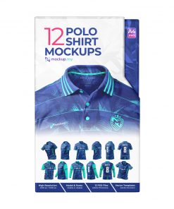 MockupBox - A4 Pro Polo Shirt - Mockup.my