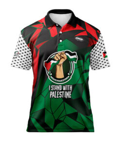 [PRE-ORDER] I STAND WITH PALESTINE 2023 (Polo Button) – BAJOOBY